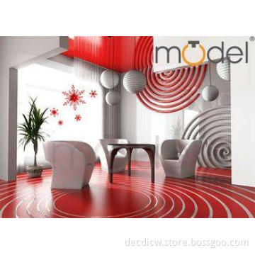Personalized Wall Decor Clock Red / Blue DIY Art Creative S